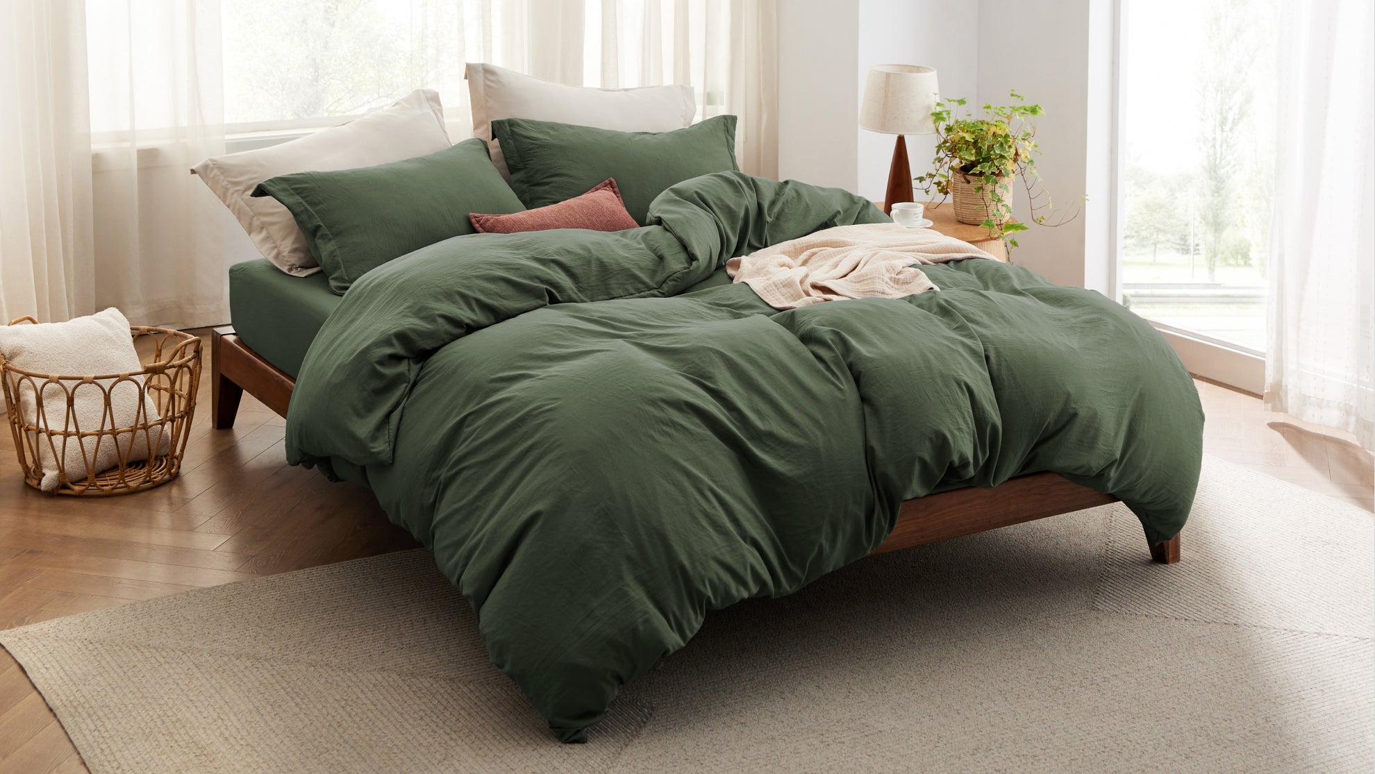 Duvet Covers That Feel Like Cotton But Aren't: The Prewashed Microfiber Story