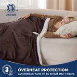 Bedsure Electric Heated Flannel Blanket