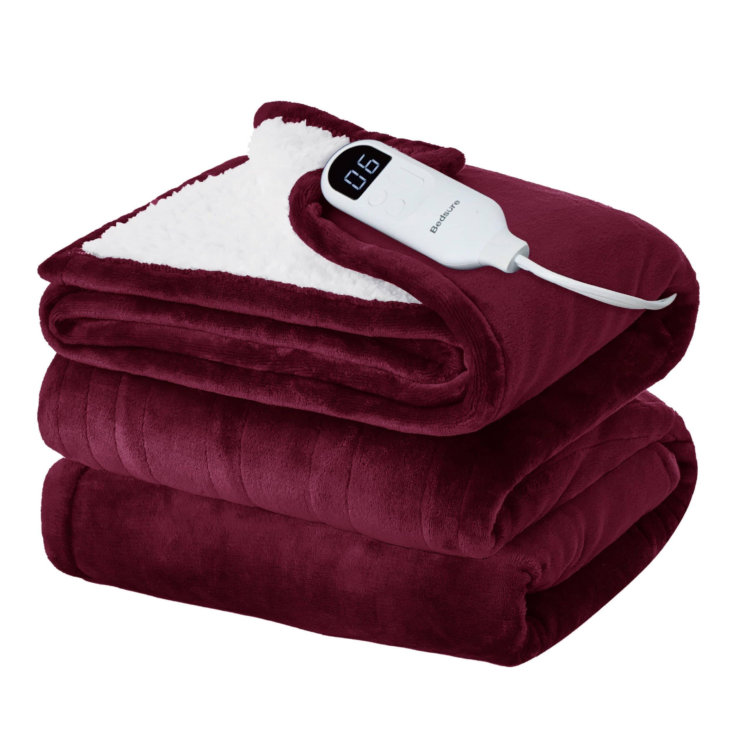 Bedsure Electric Heated Flannel Blanket