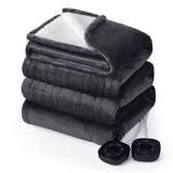 Bedsure Electric Heated Flannel Blanket