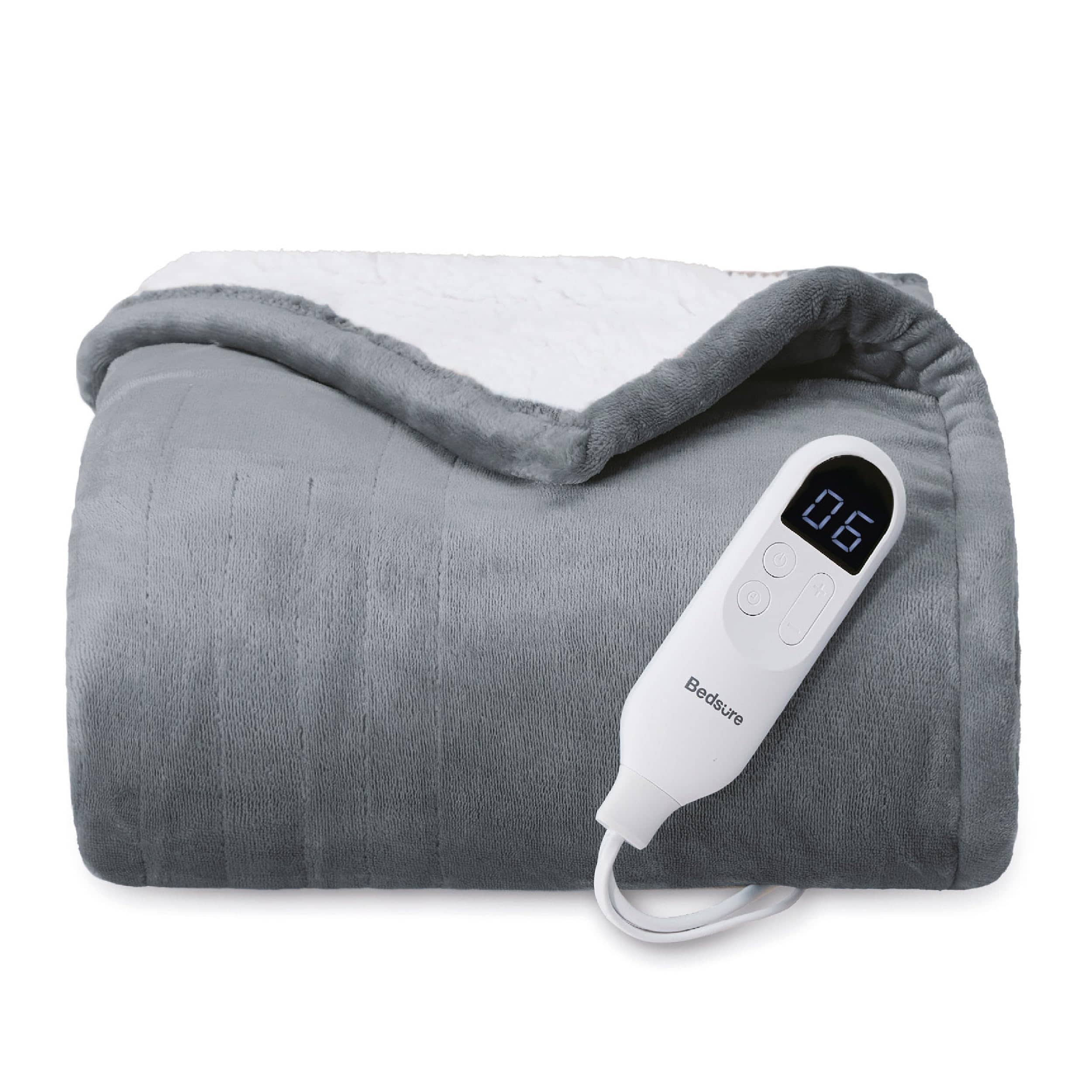 Bedsure Electric Heated Flannel Blanket