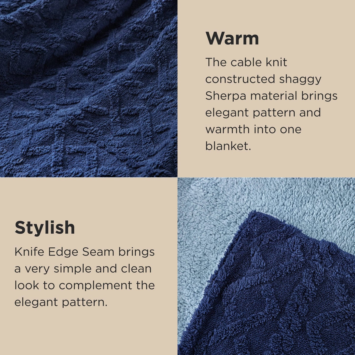 Sherpa Throw Blanket For Couch