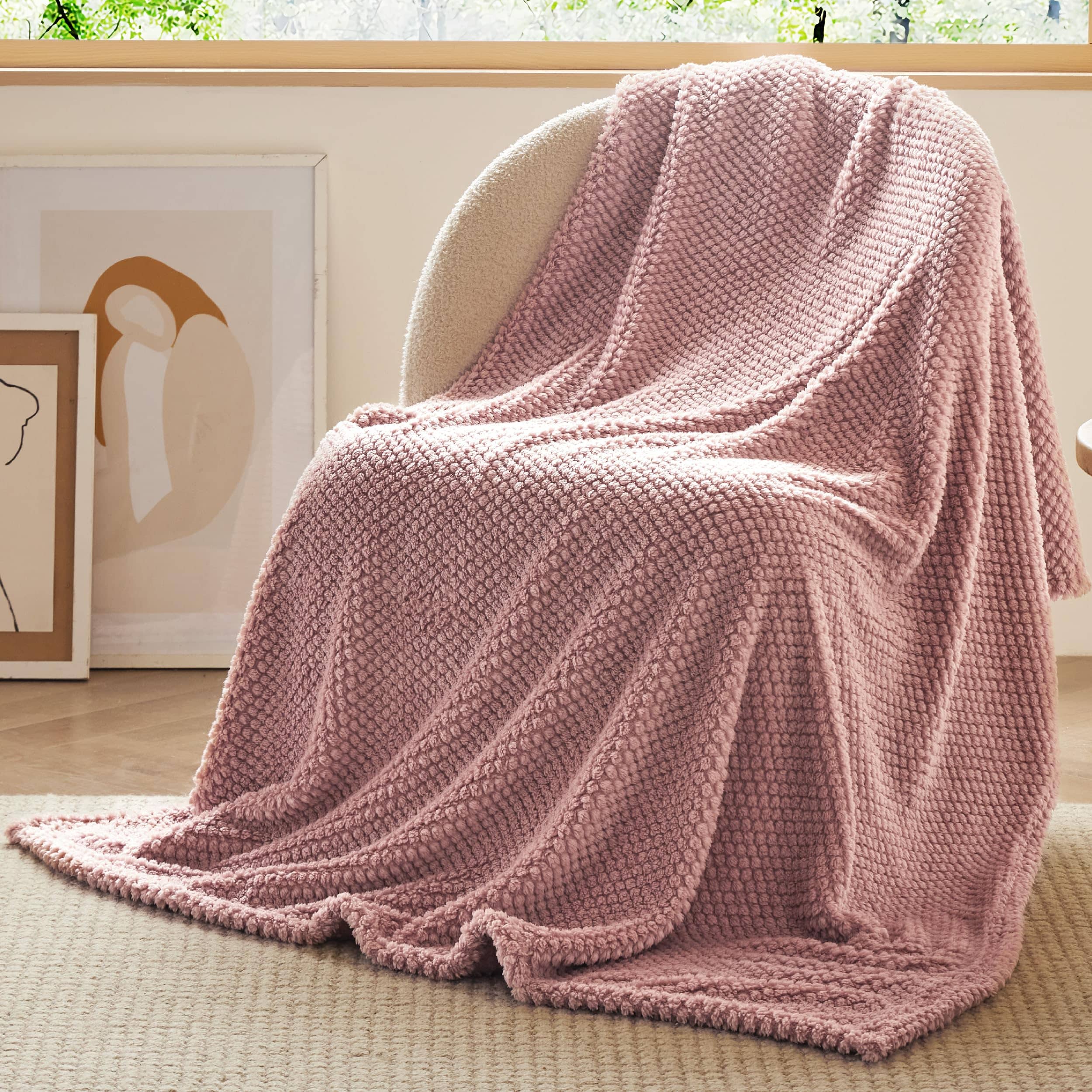 Arch Shaggy Sherpa Fleece Blanket