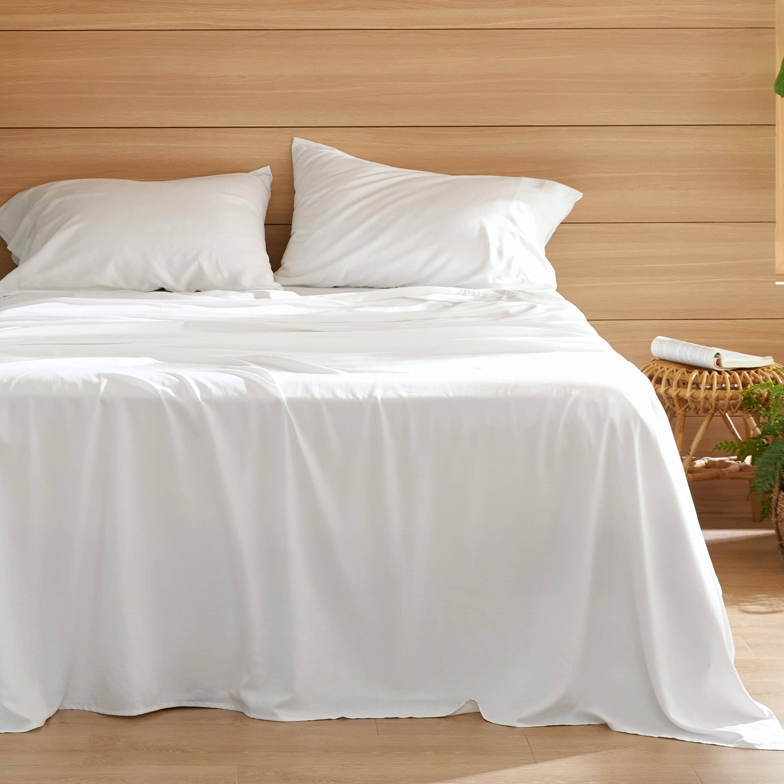 Rayon Derived from Bamboo and Linen Sheet Set