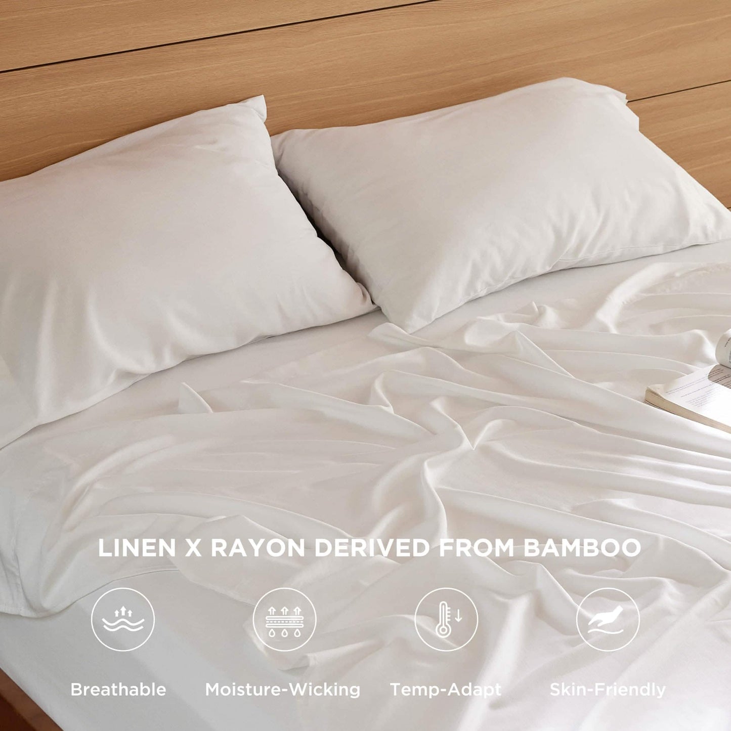 Rayon Derived from Bamboo and Linen Sheet Set