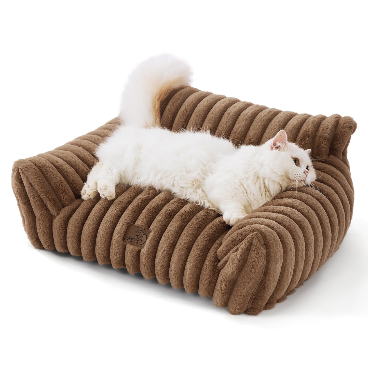 Corduroy Fleece Cat Couch
