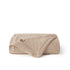 PureWoven™ 100% cotton 8-layer gauze blanket, beige, diamond quilted, floral tag.