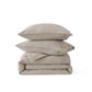 GentleSoft® Cotton Linen Hybrid Duvet Cover Set