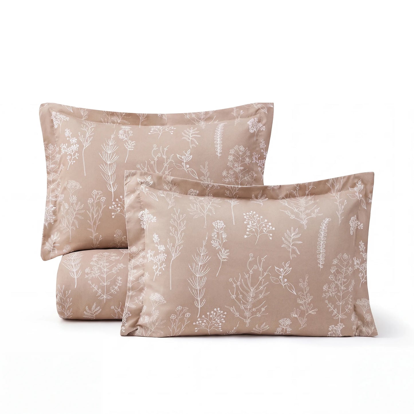 Reversible Floral Print Comforter Set