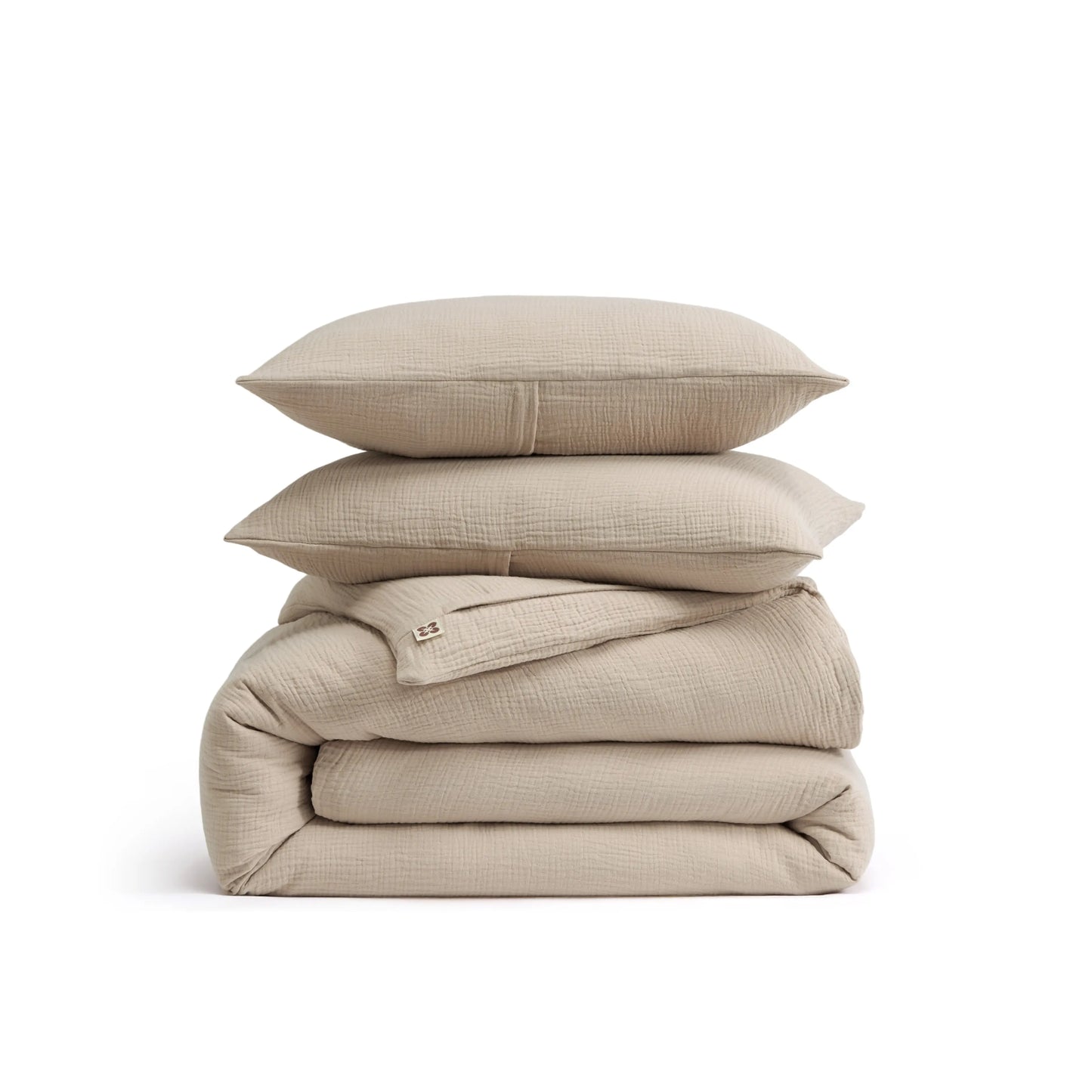 GentleSoft® Triple-Layer Cotton Gauze Duvet Cover Set