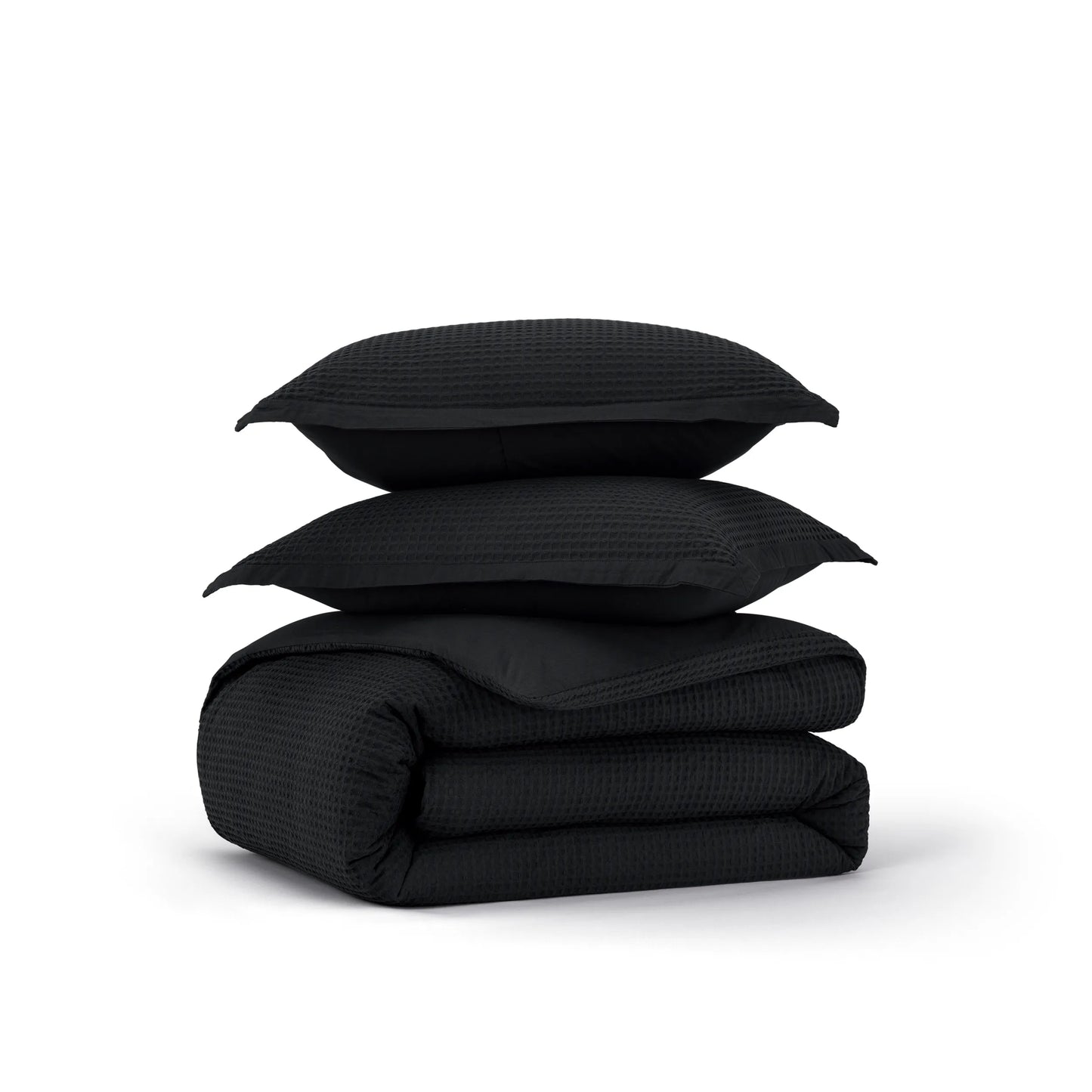 PureWoven™ Cotton Waffle Weave Duvet Cover Set
