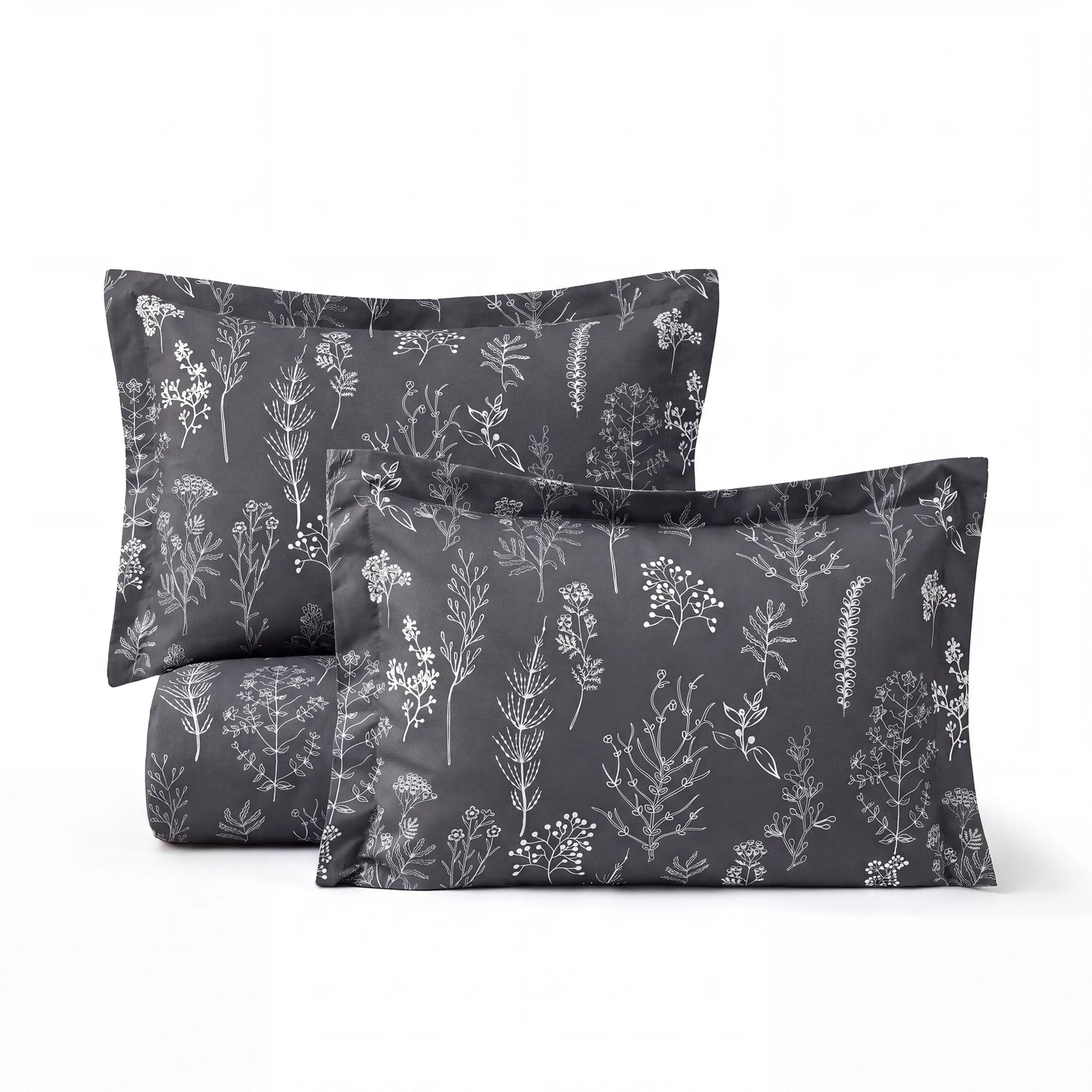 Reversible Floral Print Comforter Set