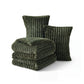 Striped Flannel Comforter Set