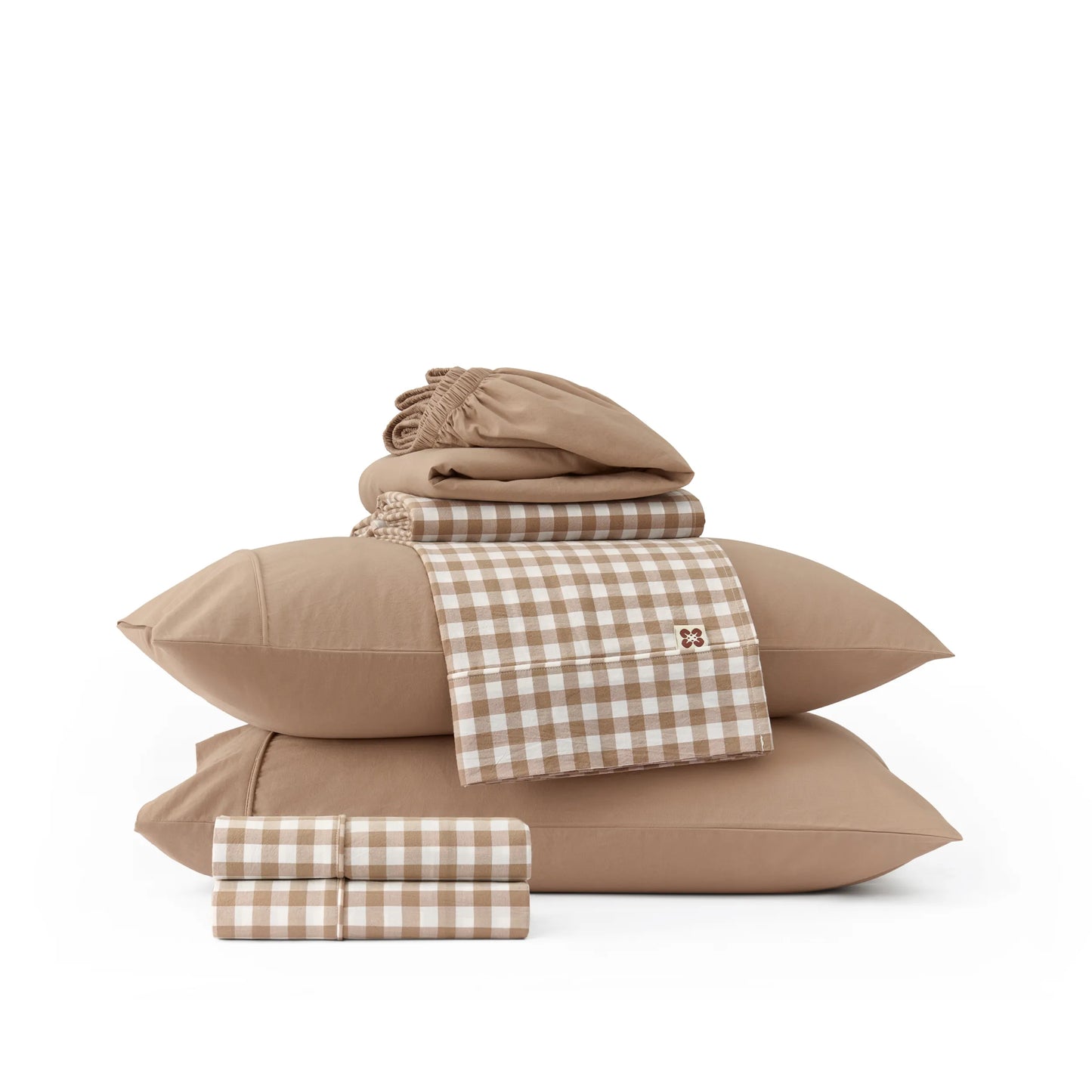 PureWoven™ 6-Piece Washed Cotton Sheet Set