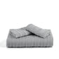 Striped Tufted Embroidery Duvet Cover Set