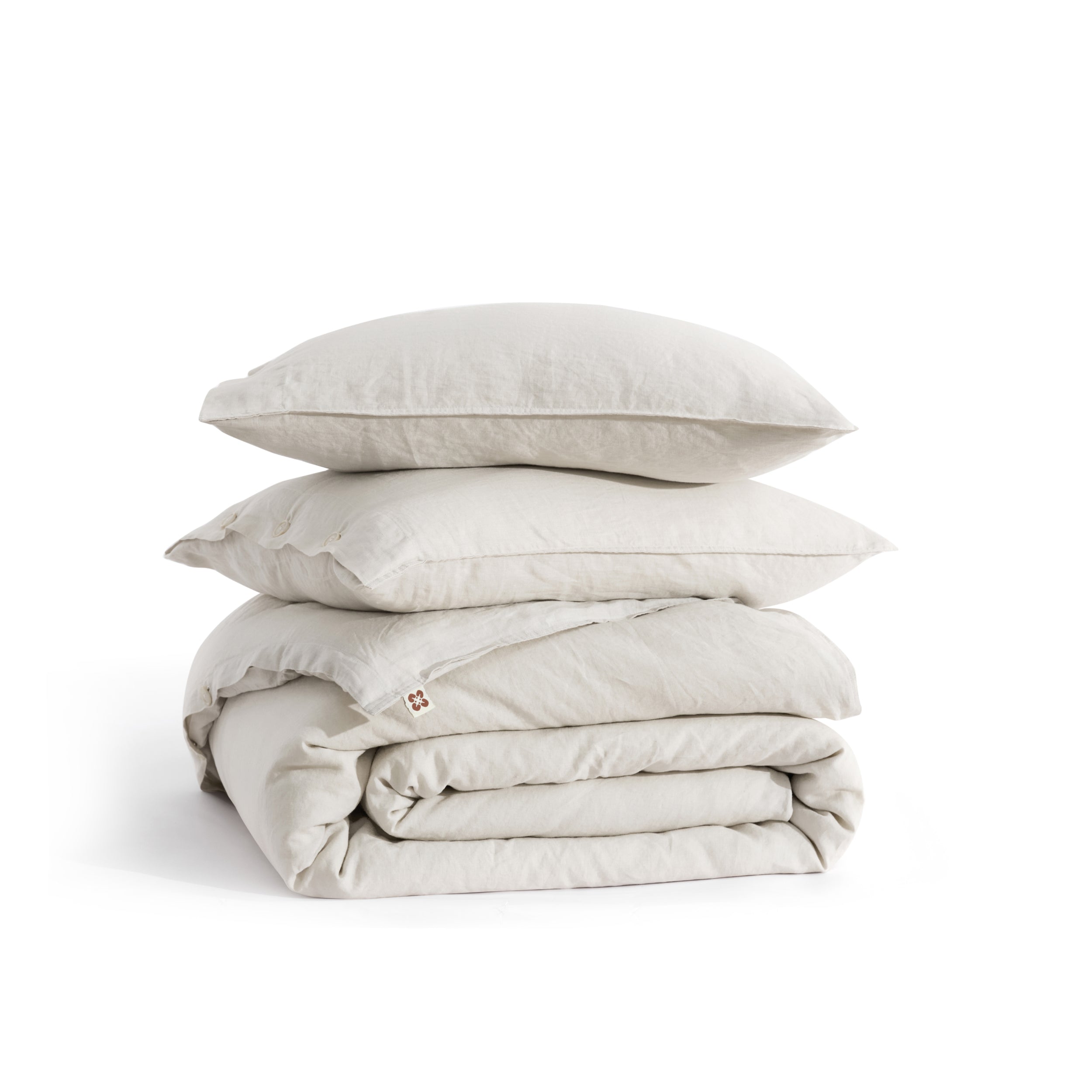 GentleSoft® Washed Linen Duvet Cover Set