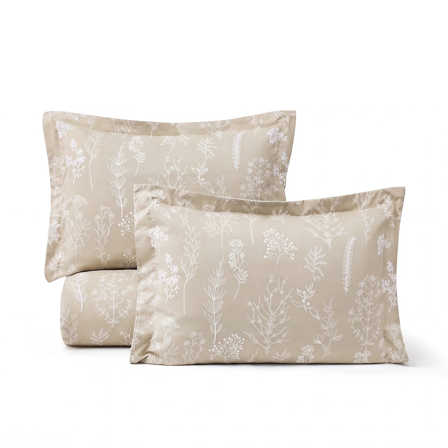 Reversible Floral Print Comforter Set
