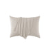 Light beige cooling pillowcase made of silky nylon and spandex blend.
