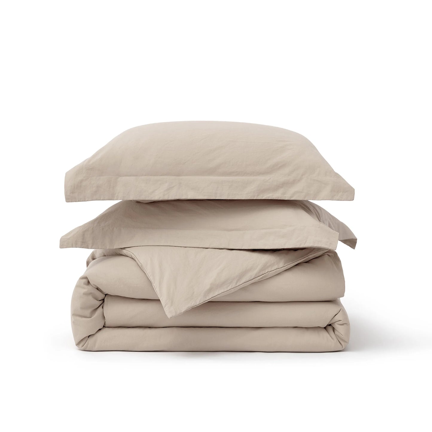 PureWoven™ Washed Cotton Duvet Cover Set