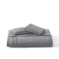 Striped Tufted Embroidery Duvet Cover Set