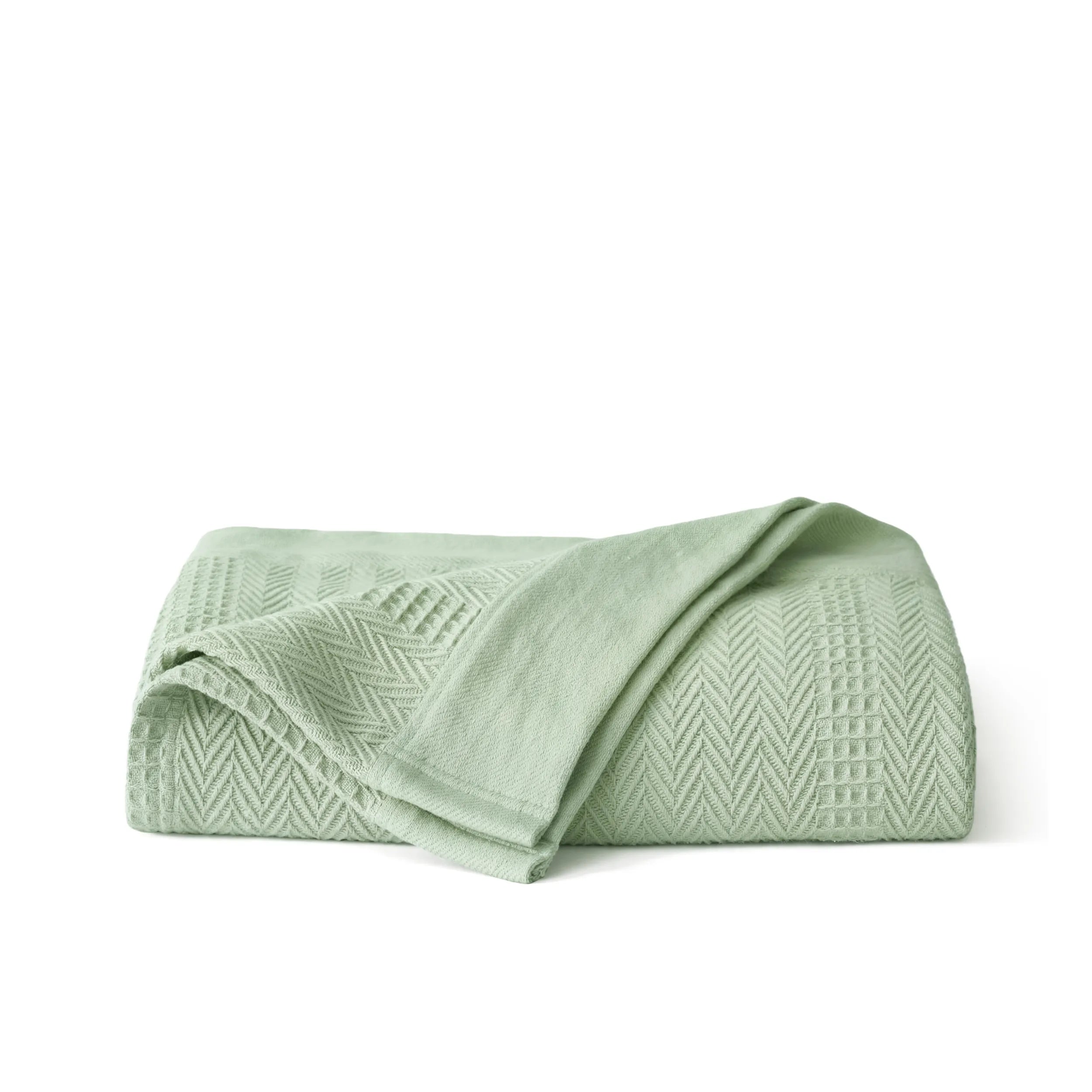 PureWoven™ Organic Cotton Textured Blanket