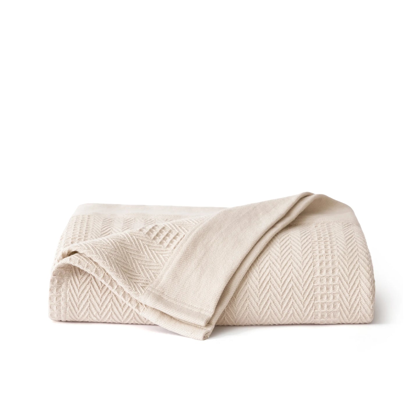 PureWoven™ Organic Cotton Textured Blanket