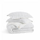 PureWoven™ Cotton Waffle Space-Dyed Duvet Cover Set