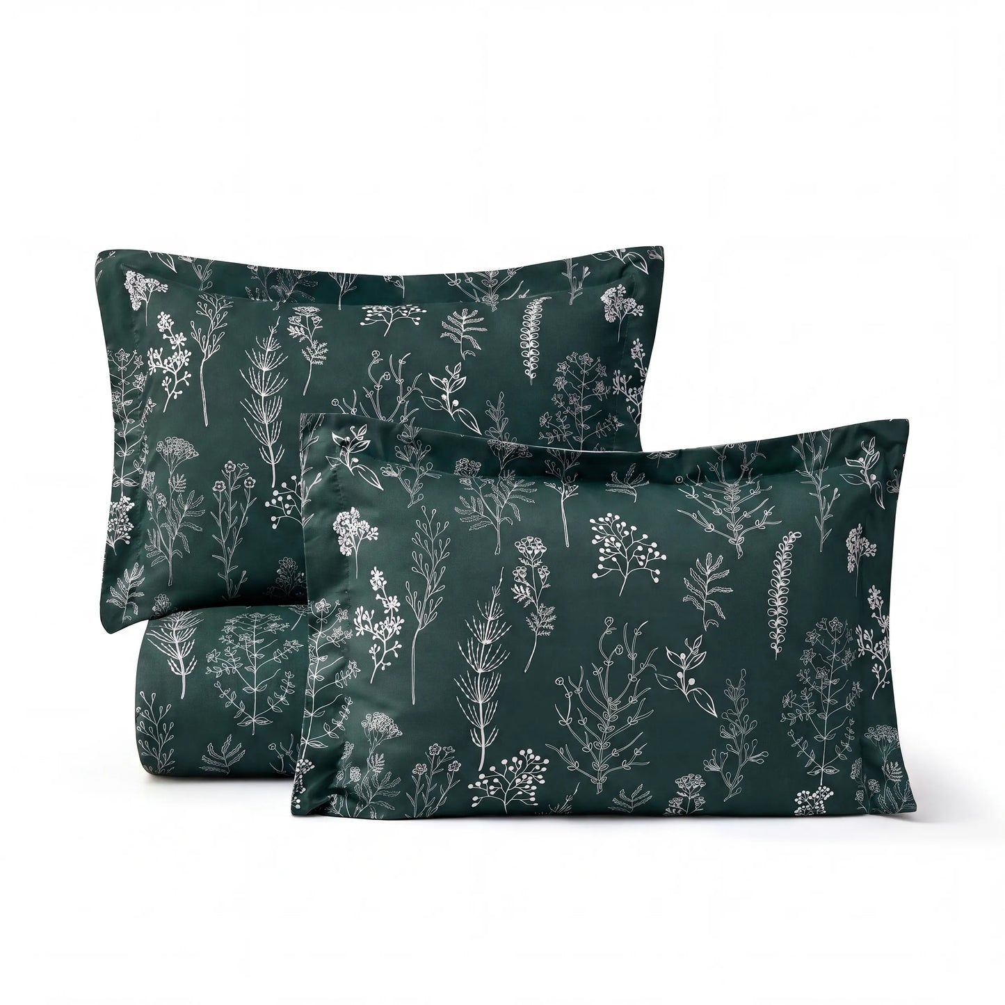 Reversible Floral Print Comforter Set