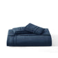 Striped Tufted Embroidery Duvet Cover Set