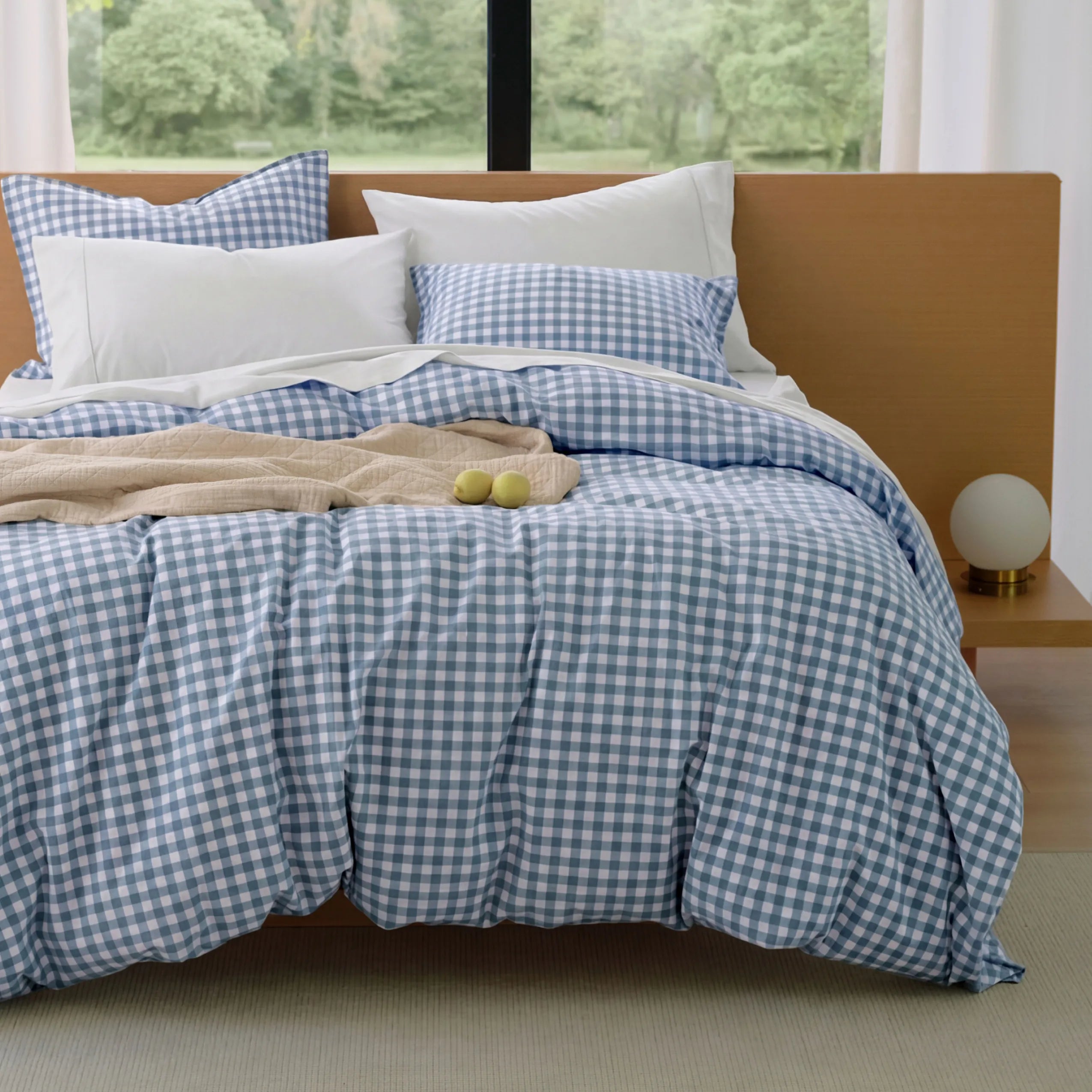 Natural Weekend Washed Cotton Gingham Bundle