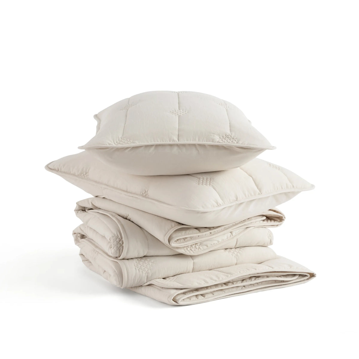 Prewashed Diamond Quilt Set