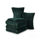 Striped Flannel Comforter Set