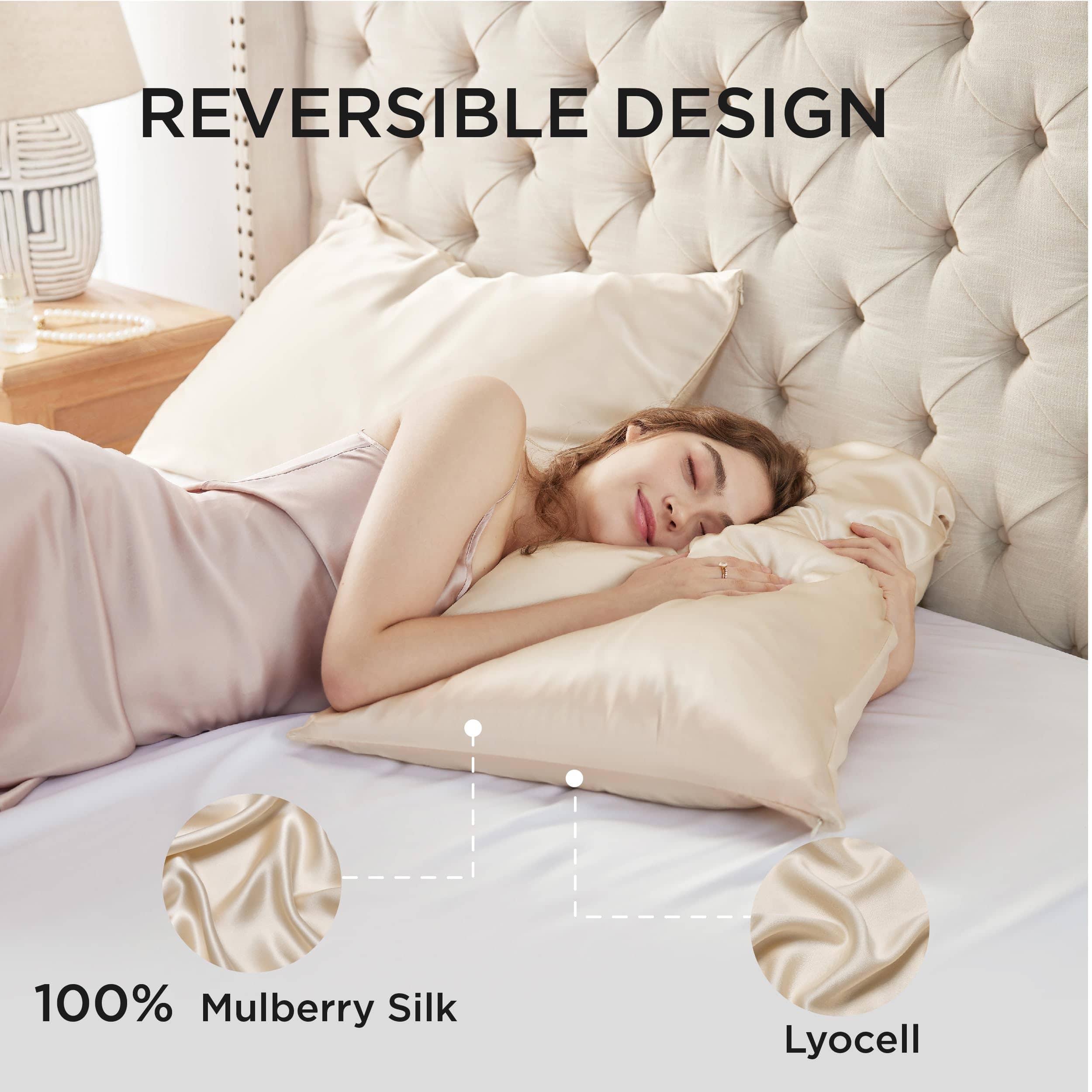 Mulberry Silk-Lyocell Pillowcases