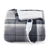 Bedsure Electric Heated Plaid Throw Blanket