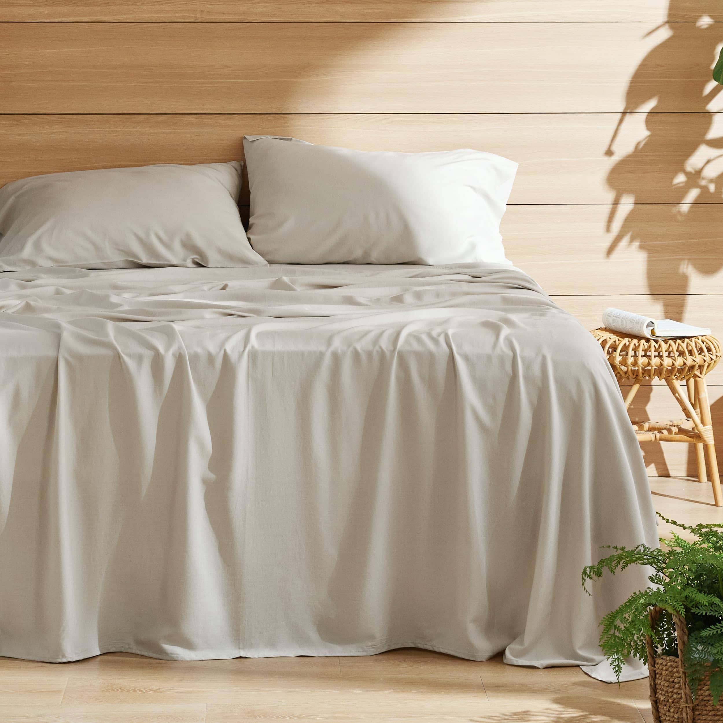 Rayon Derived from Bamboo and Linen Sheet Set