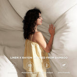 Rayon Derived from Bamboo and Linen Sheet Set