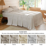 Rayon Derived from Bamboo and Linen Sheet Set