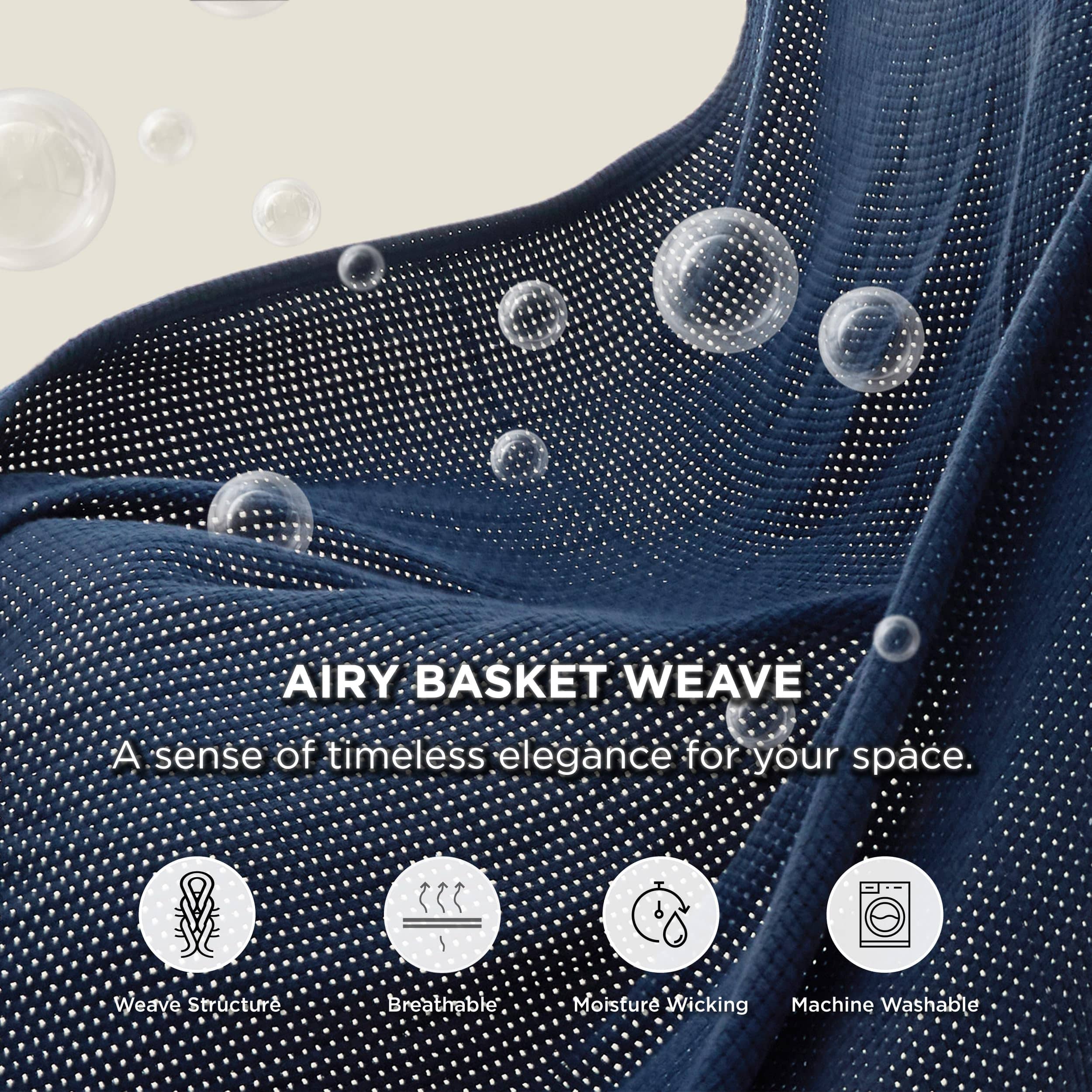 Airy Basket Weave Blanket