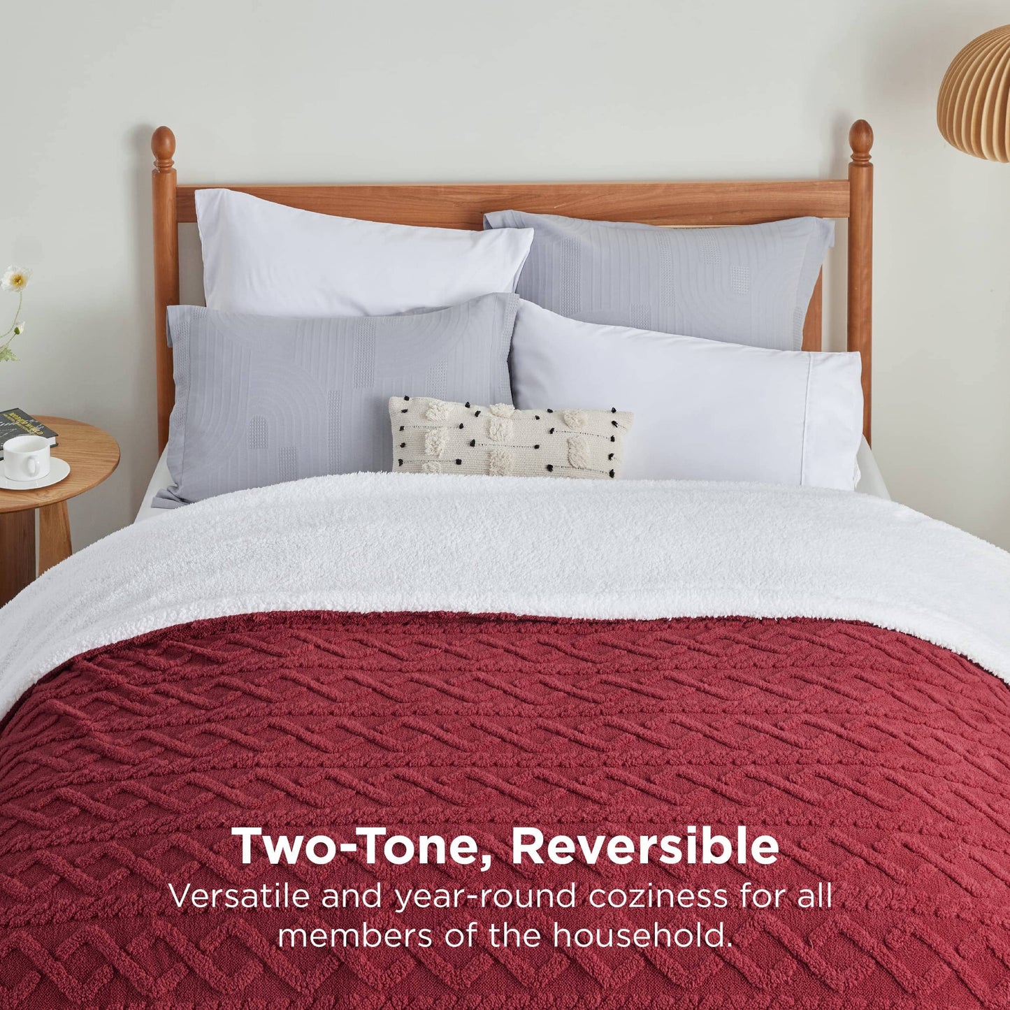 Sherpa Throw Blanket For Couch