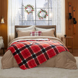 Bedsure Electric Heated Plaid Throw Blanket