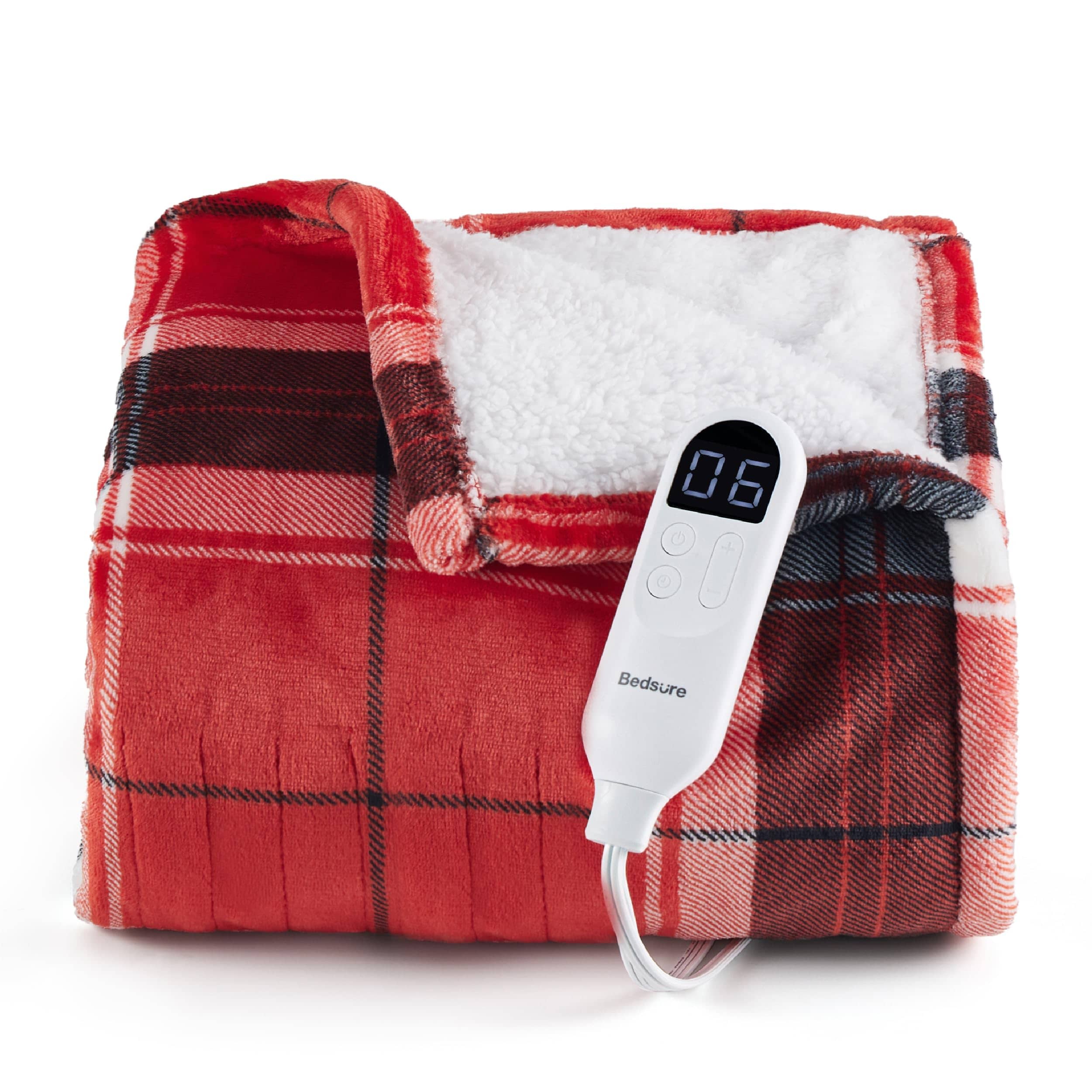 Bedsure Electric Heated Blanket with Foot Pocket