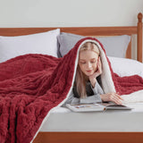 Bedsure Sherpa Throw Blanket For Couch