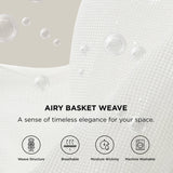 Airy Basket Weave Blanket