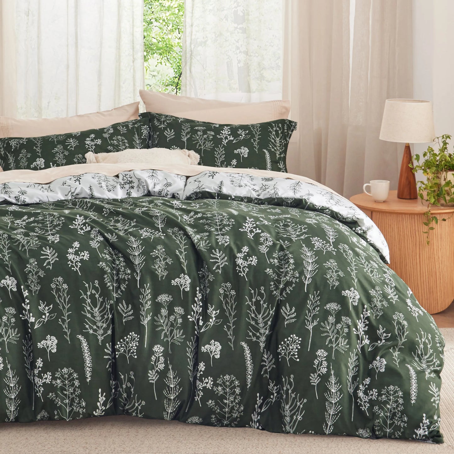 Floral Comforter Set
