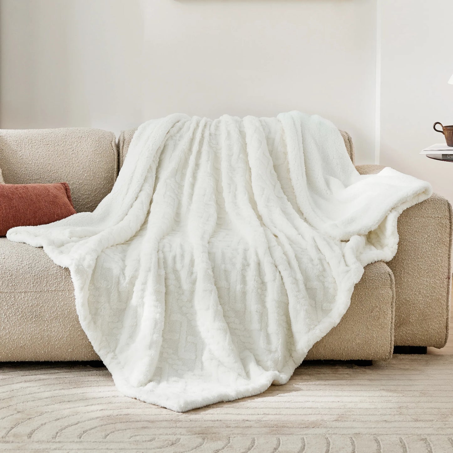 Sherpa Throw Blanket For Couch