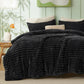 Striped Flannel Comforter Set