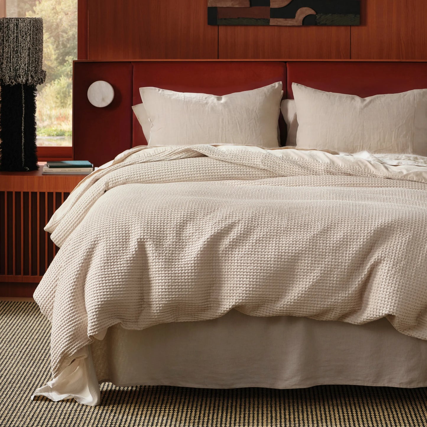 PureWoven™ Cotton Waffle Weave Duvet Cover