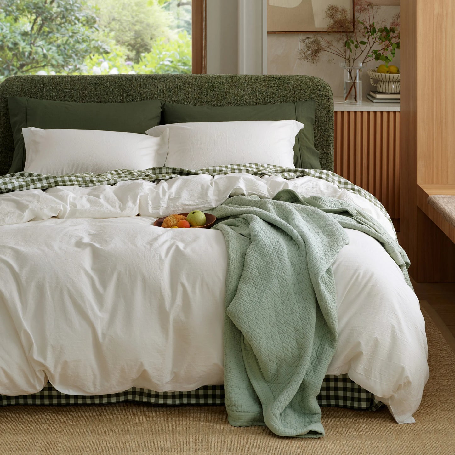 PureWoven™ Washed Cotton Duvet Cover Set