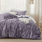 Reversible Floral Print Comforter Set