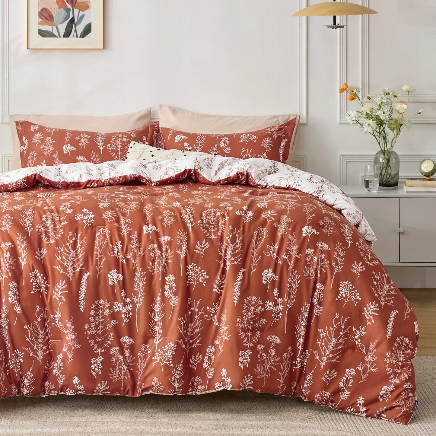 Floral Comforter Set